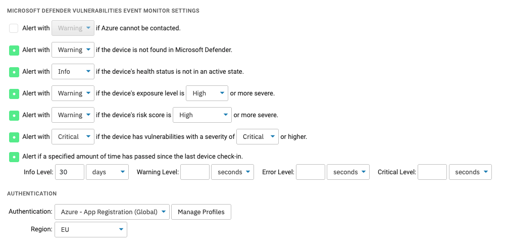 Intune Discovery Monitoring